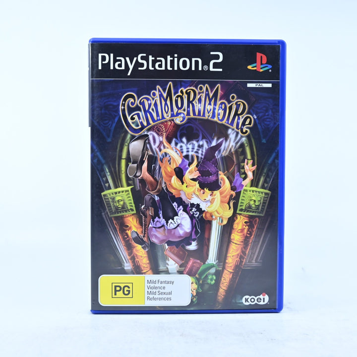 GrimGrimoire - Sony Playstation 2 / PS2 Game + Manual - PAL - MINT DISC!