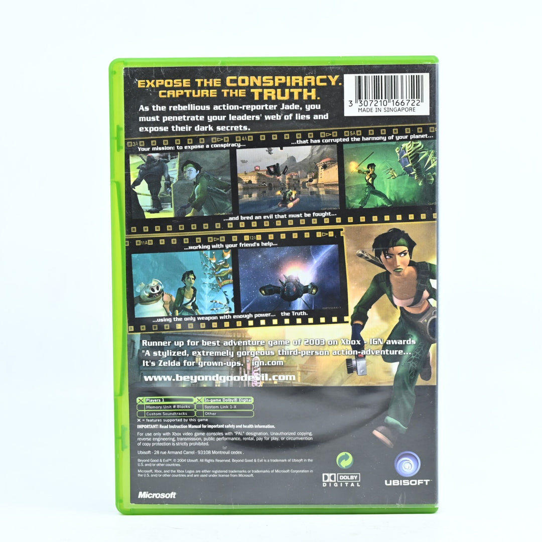 Beyond Good & Evil - Original Xbox Game + Manual - PAL - MINT DISC!