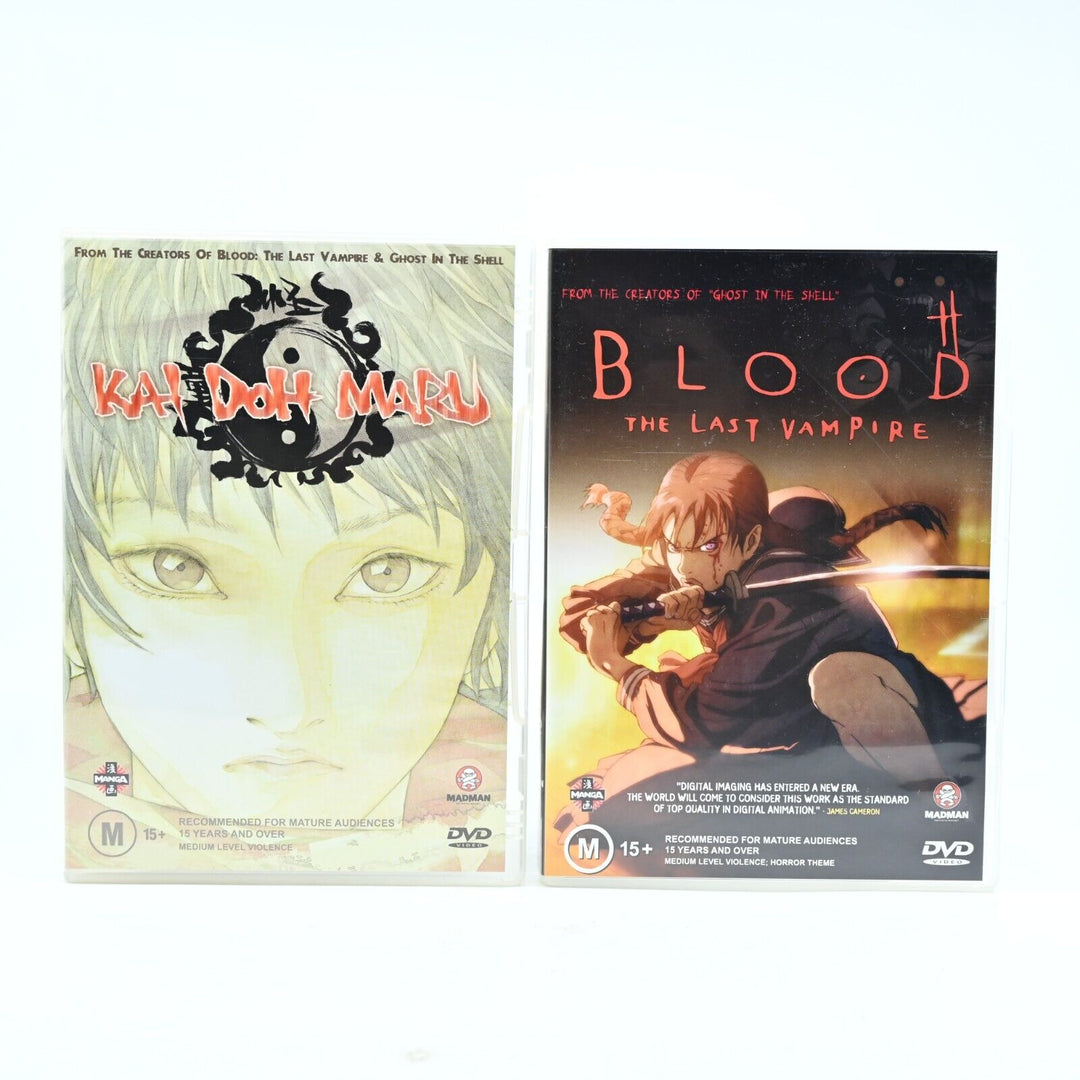 Killer Anime - Blood the Last Vampire + Kai Doh Maru - Region 4 DVD MINT Anime