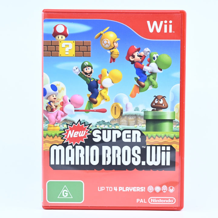 New Super Mario Bros. Wii - Nintendo Wii Game - PAL - FREE POST!