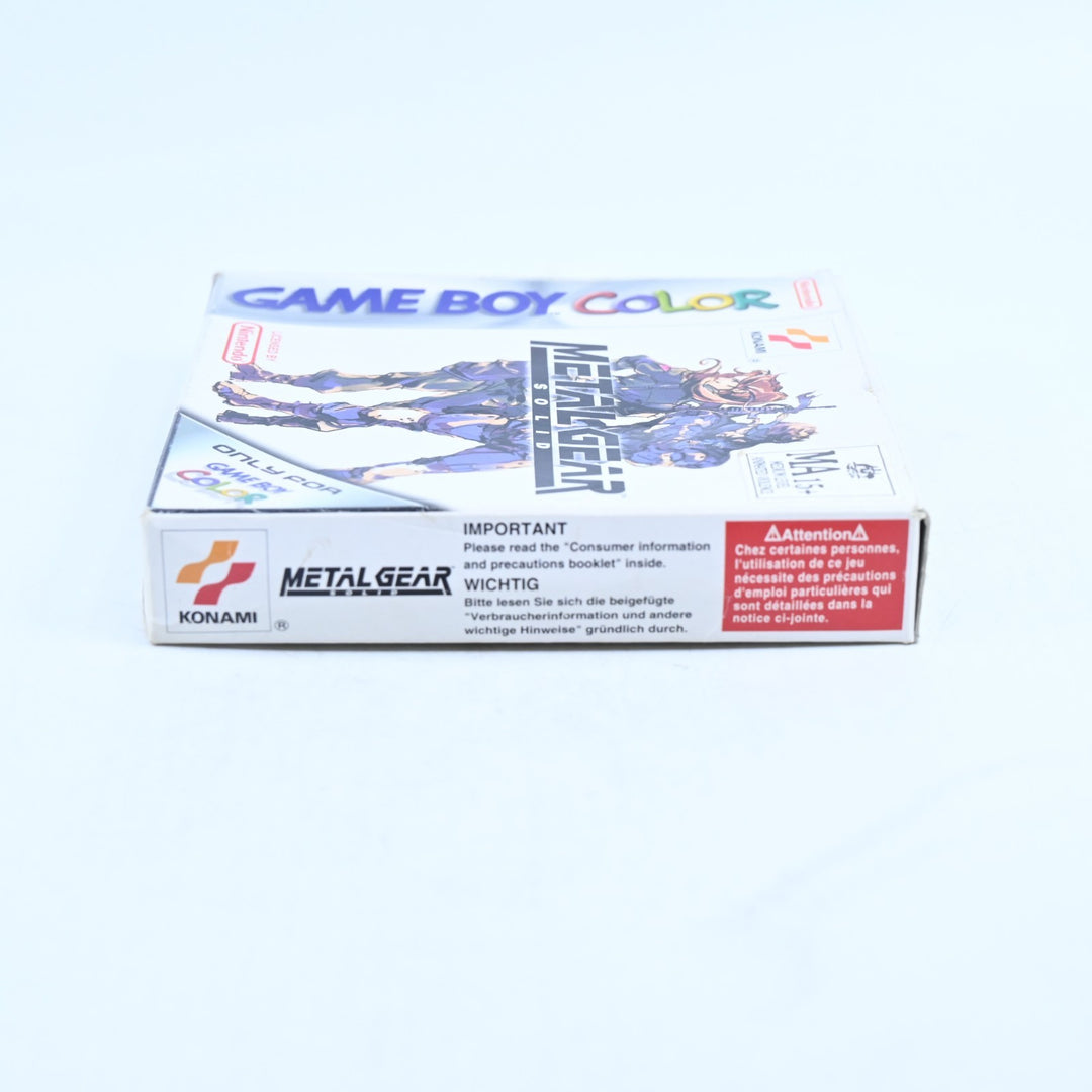 Metal Gear Solid - Nintendo Gameboy Color Boxed Game - PAL - FREE POST!
