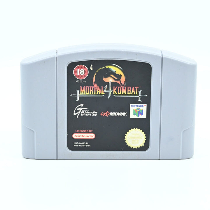 Mortal Kombat 4 - N64 / Nintendo 64 Game - PAL - FREE POST!