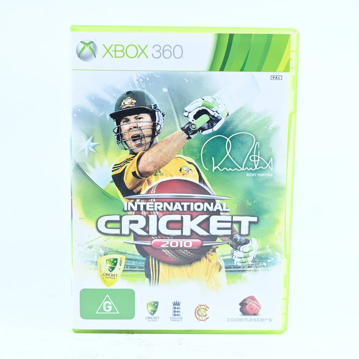 International Cricket 2010 - Xbox 360 Game + Manual - PAL - MINT DISC!