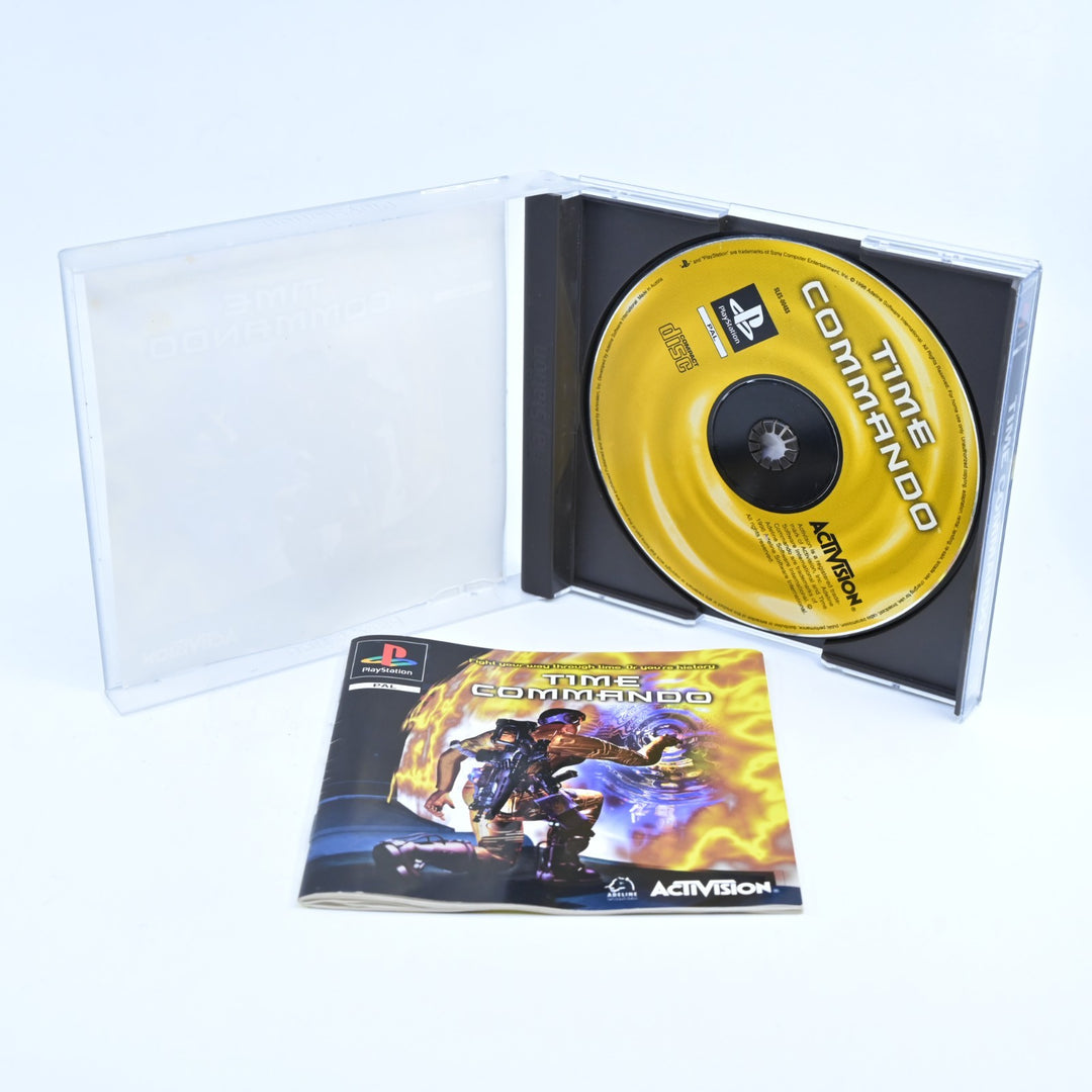 Time Commando - Sony Playstation 1 / PS1 Game + Manual