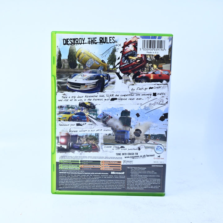 Burnout 3 Takedown - Original Xbox Game + Manual - PAL - MINT DISC!