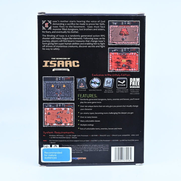 The Binding of Isaac - Unholy Edition - PC Game - FREE POST!