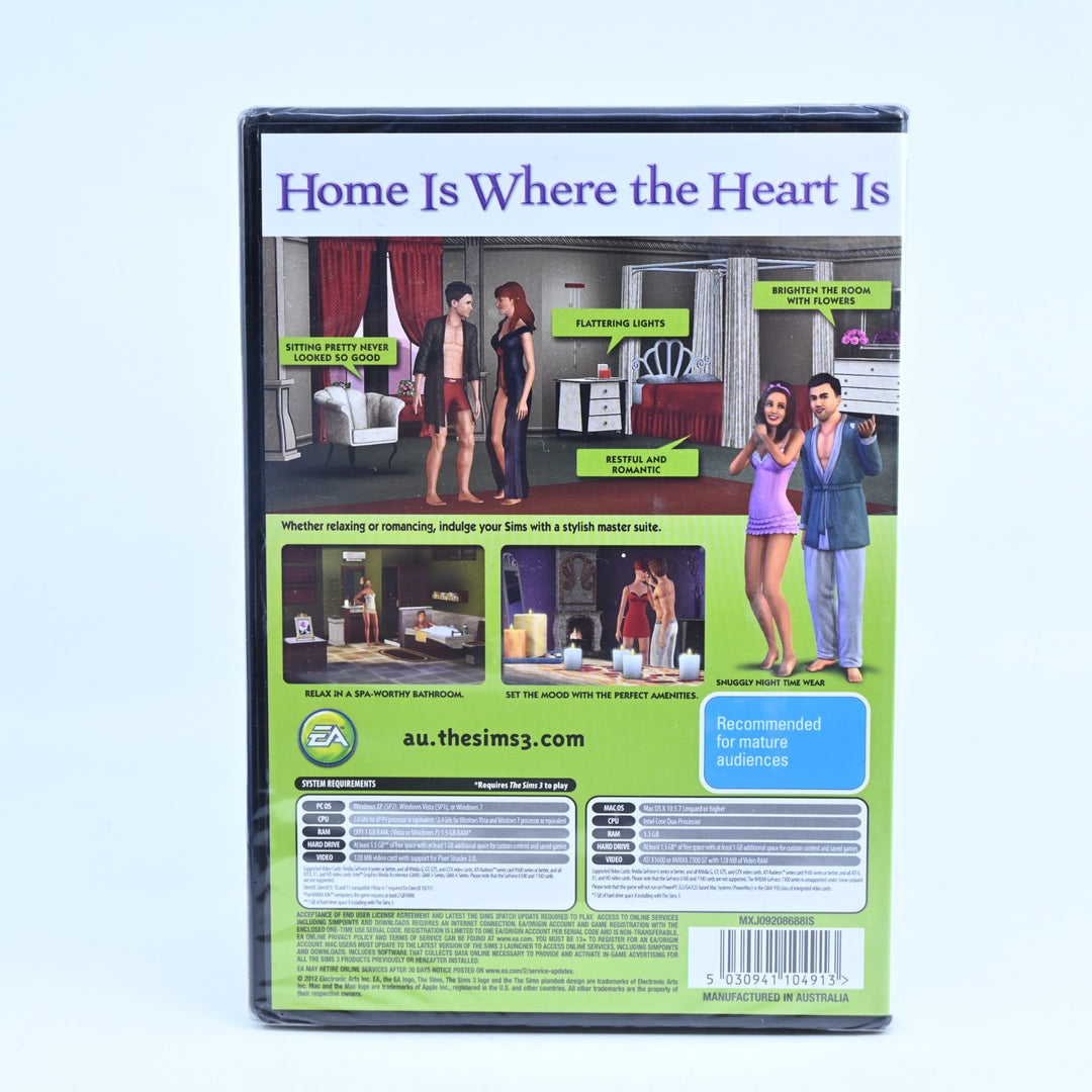 SEALED!  The Sims 3: Master Suite - Stuff Expansion Pack - PC Game