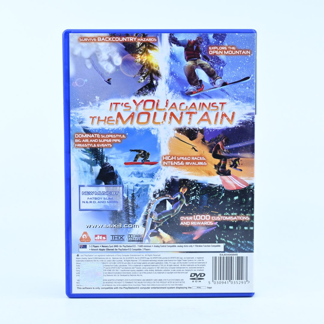 SSX 3 - Sony Playstation 2 / PS2 Game + Manual - PAL
