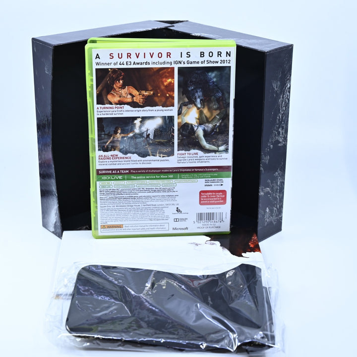 Tomb Raider Survival Edition - Xbox 360 Game - No Map - PAL - MINT DISC!
