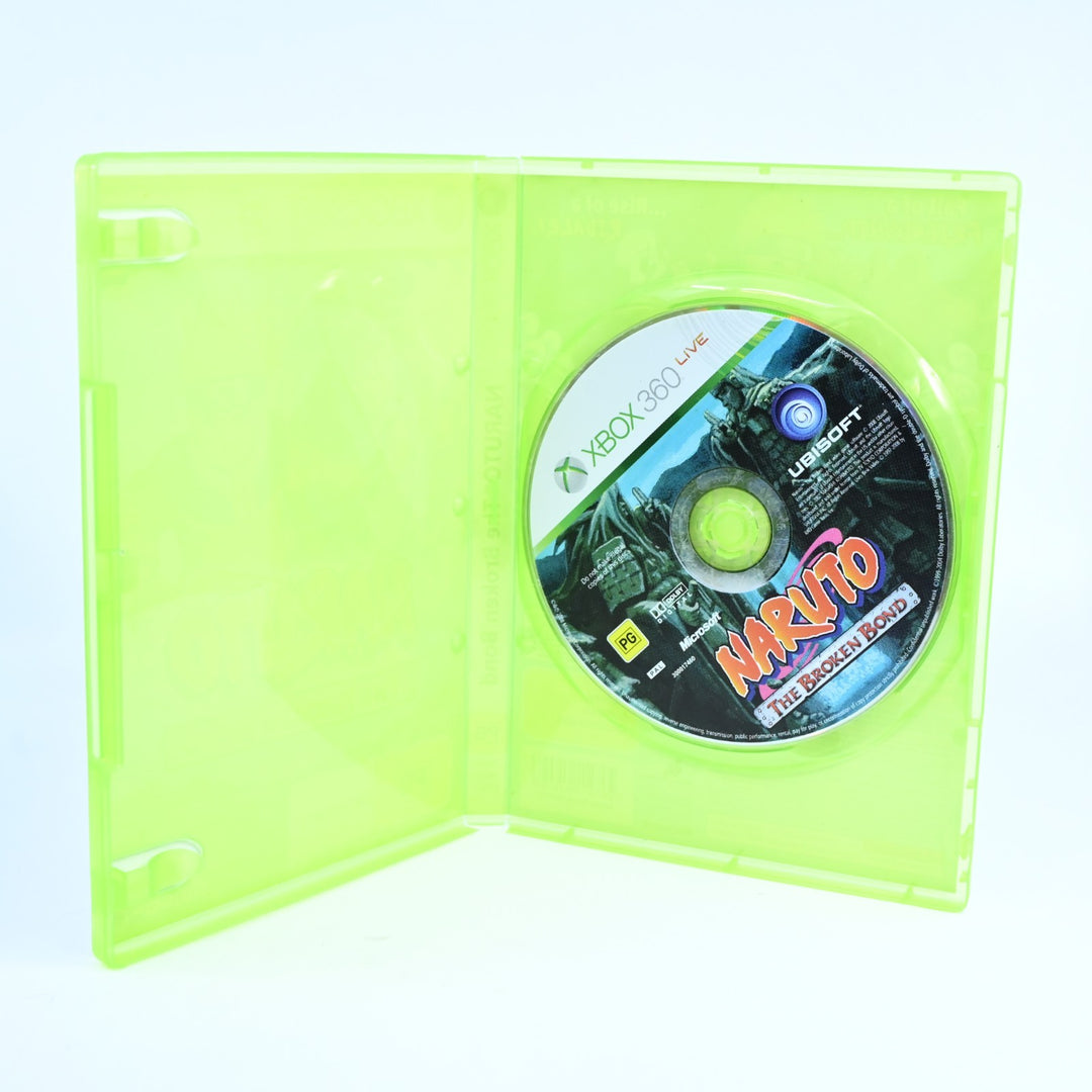 Naruto The Broken Bond - Xbox 360 Game - No Manual - PAL - MINT DISC!