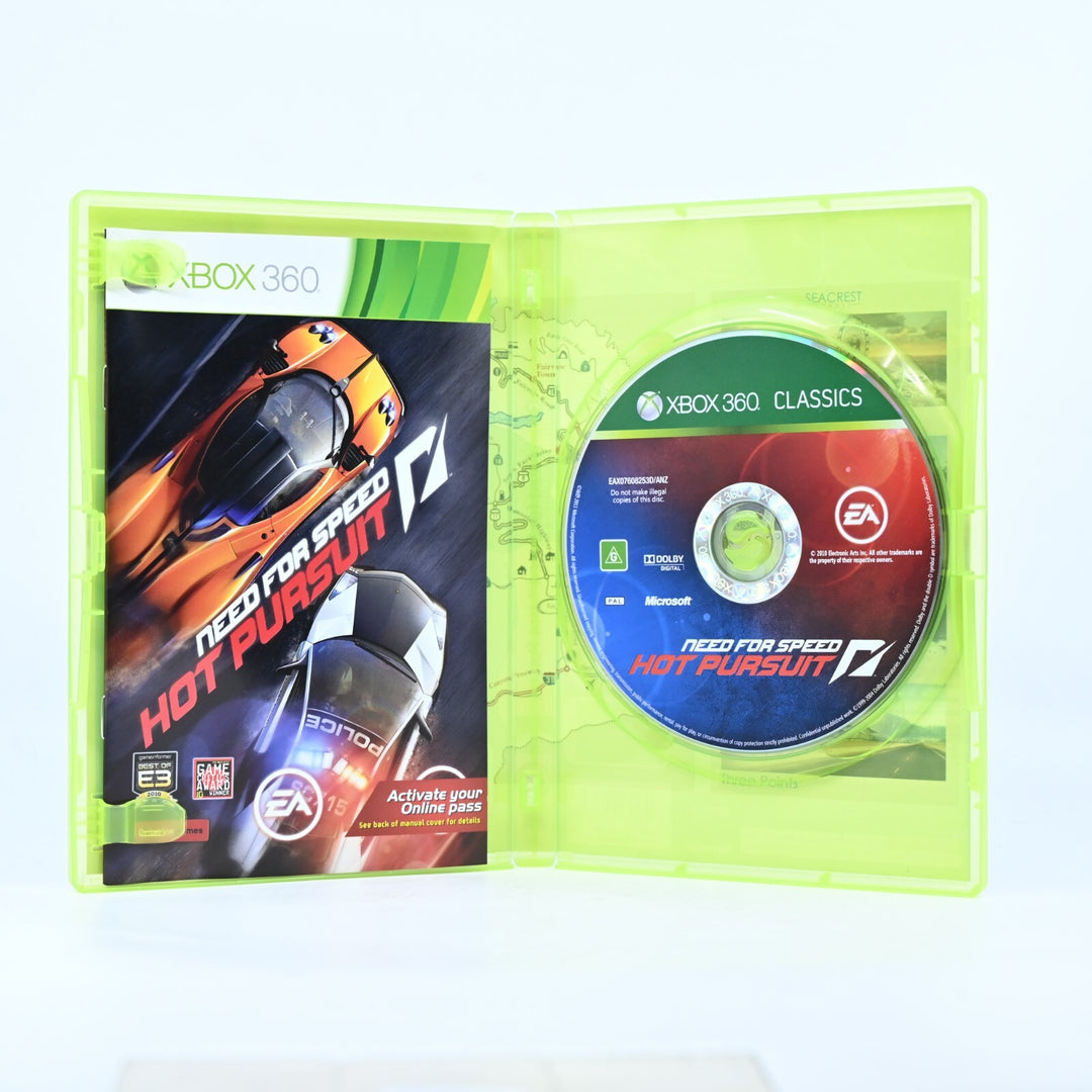 Need for Speed: Hot Pursuit - Xbox 360 Game + Manual - PAL - MINT DISC!