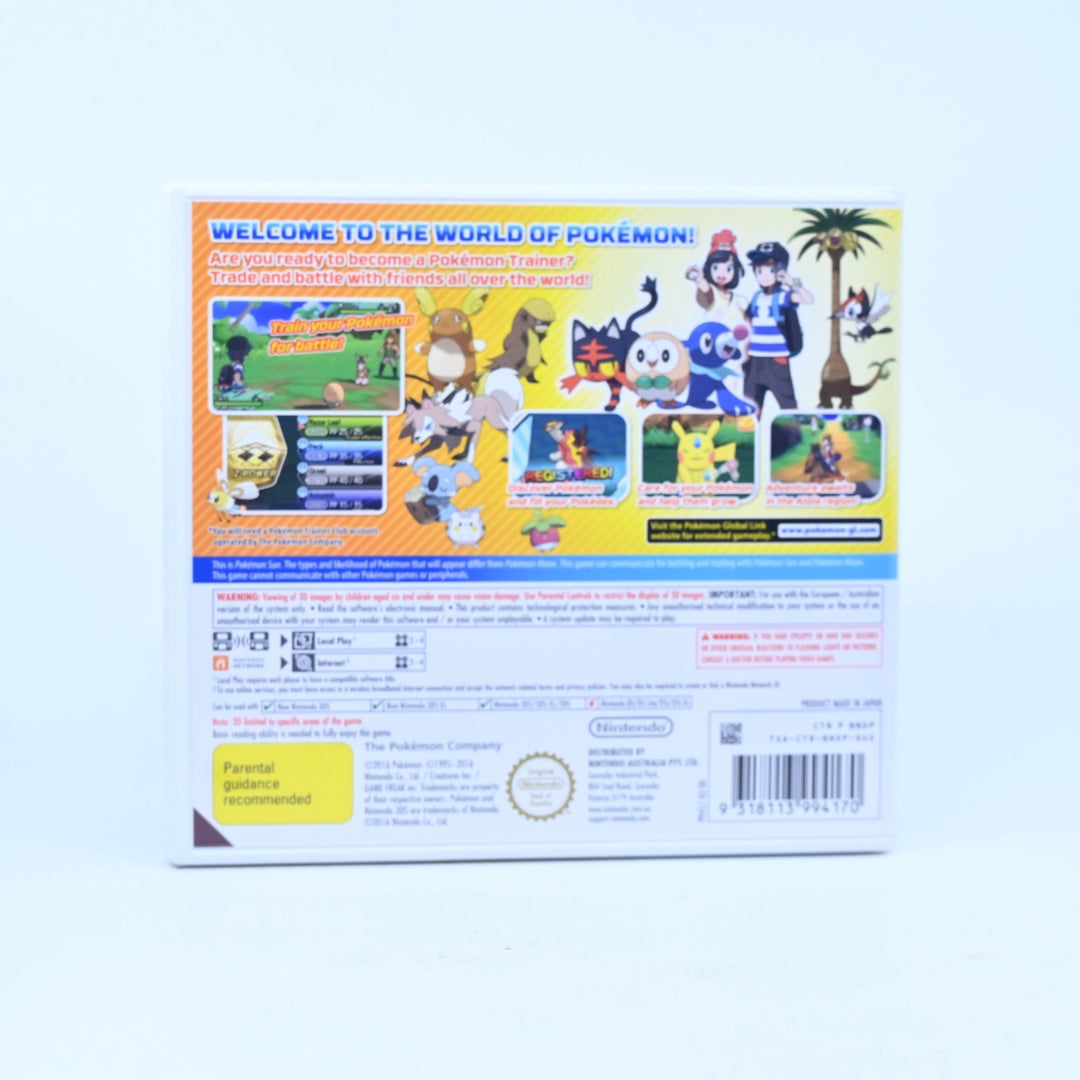 Pokemon Sun - Nintendo 3DS Game - PAL - FREE POST!