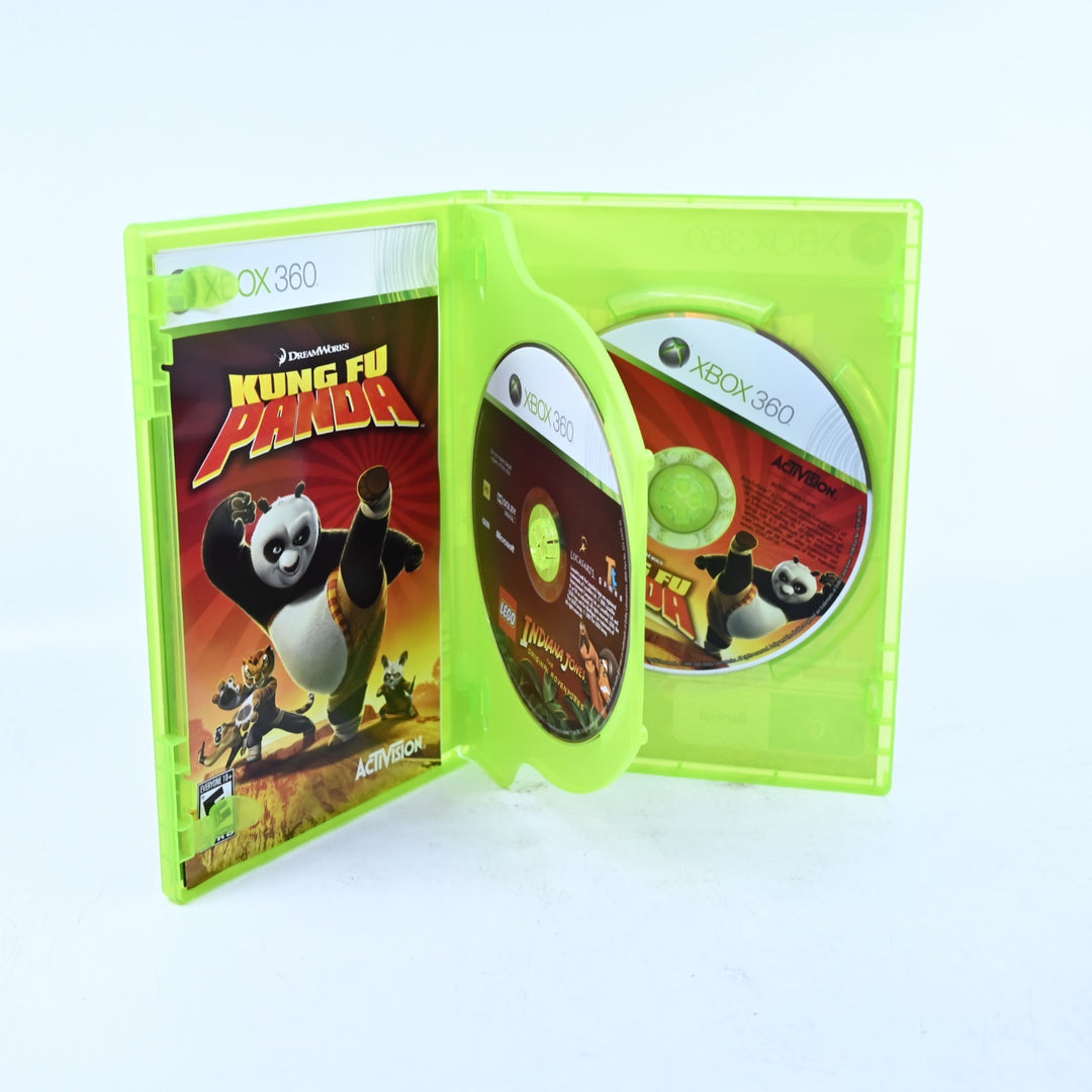LEGO Indiana Jones &amp; Kung Fu Panda - Xbox 360 Game + Manual - PAL - MINT DISC!