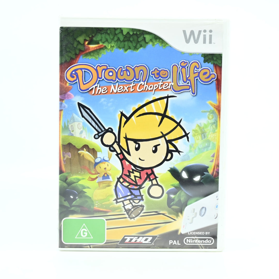 Drawn to Life: The Next Chapter - Nintendo Wii Game + Manual - PAL - MINT DISC!