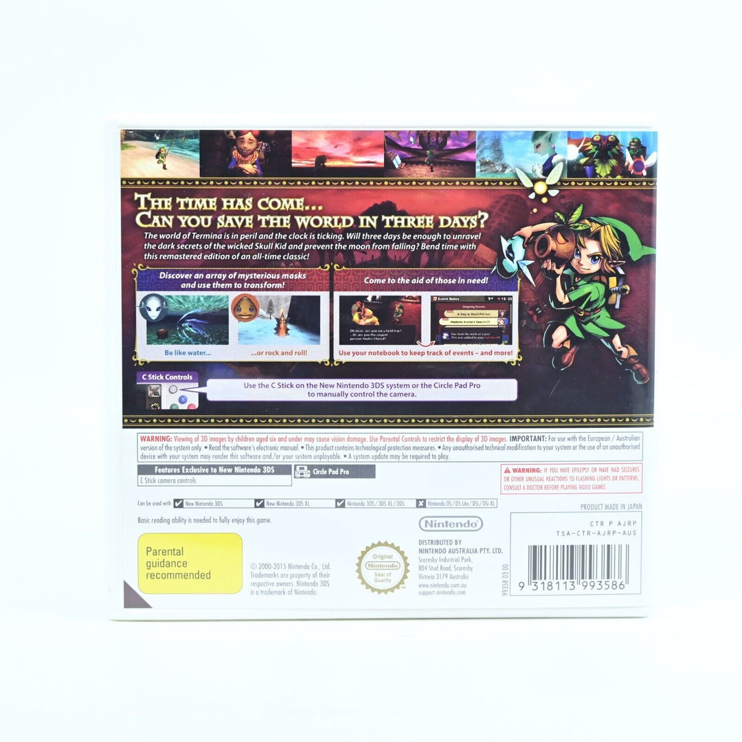 The Legend of Zelda: Majora's Mask 3D - Nintendo 3DS Game - PAL - FREE POST!