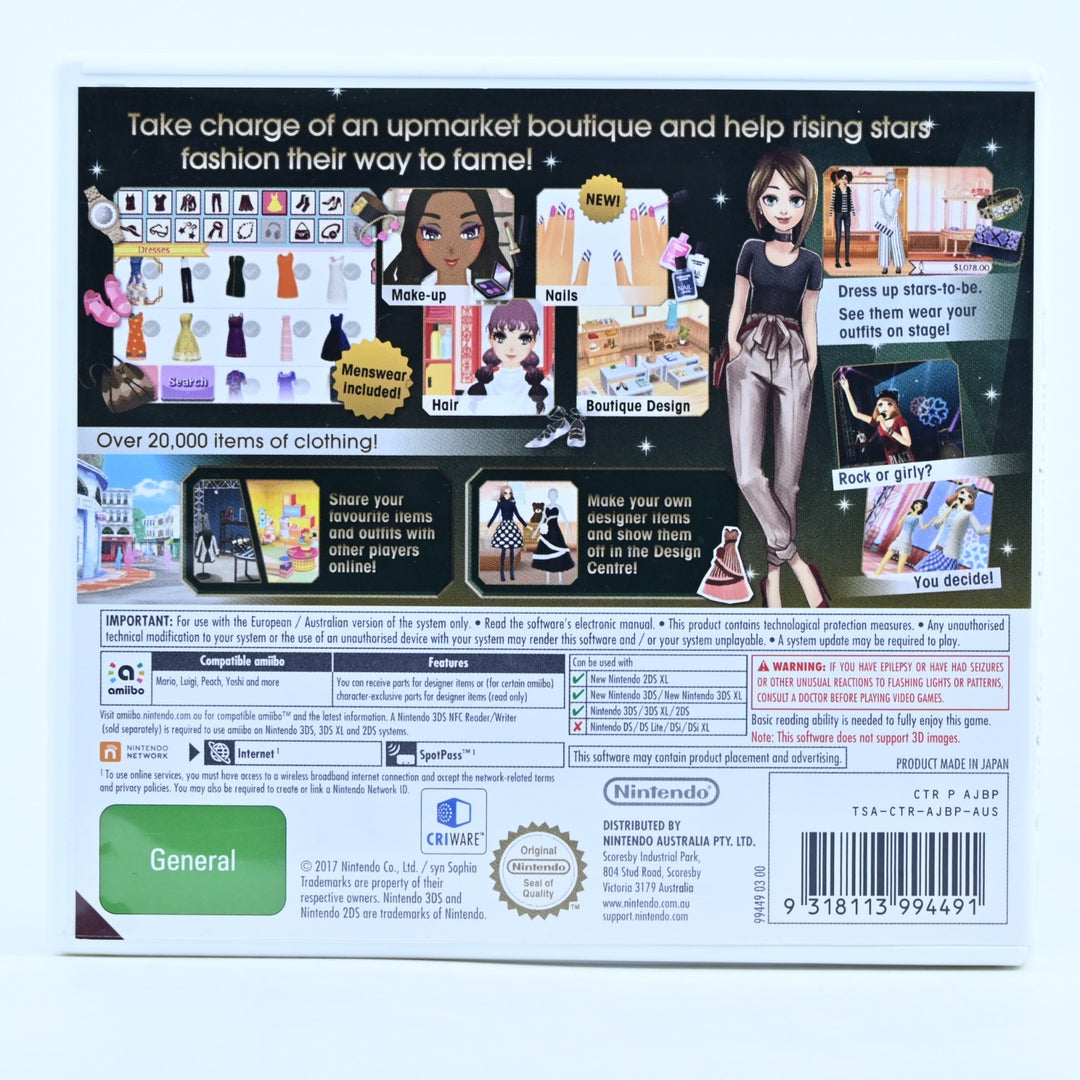 Nintendo Presents: New Style Boutique 3 - Styling Star - Nintendo 3DS Game