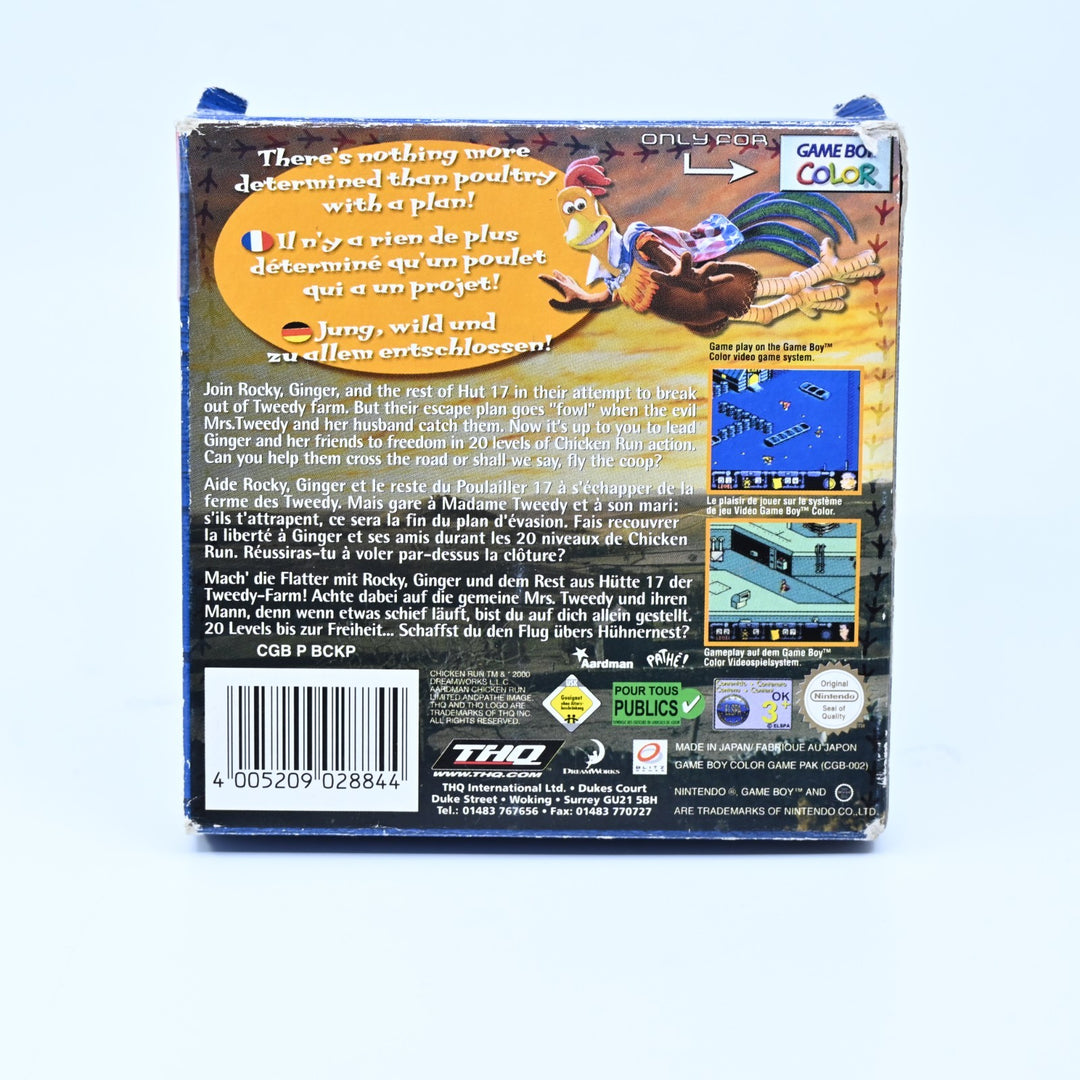 Chicken Run - Nintendo Gameboy Color Boxed Game - PAL - FREE POST!