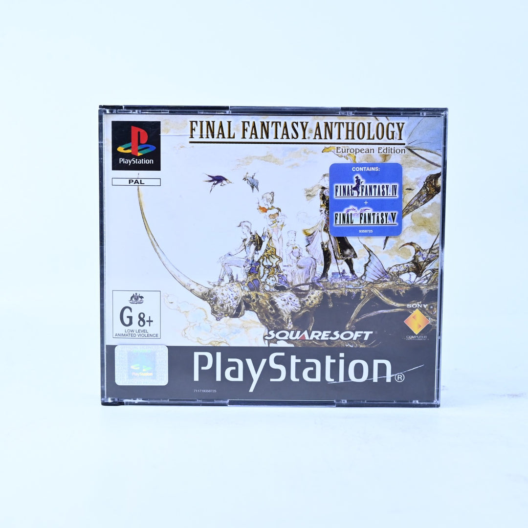Final Fantasy Anthology - Sony Playstation 1/ PS1 Game + Manual - PAL MINT DISCS
