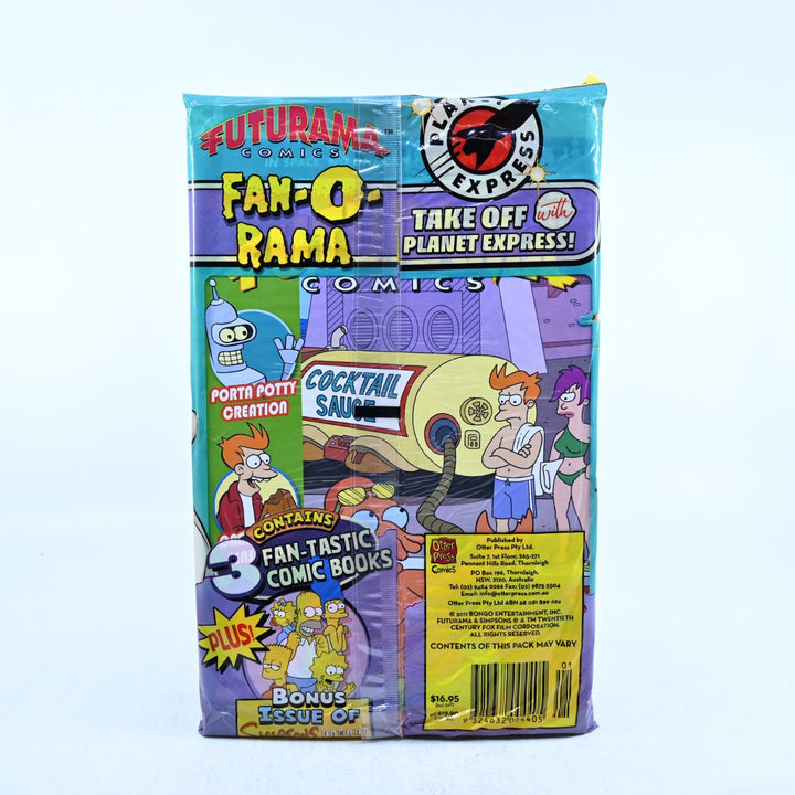 SEALED! Futurama Comics #35 - Fan-O-Rama 3 Issue Polybag - Bongo Comics - Comic