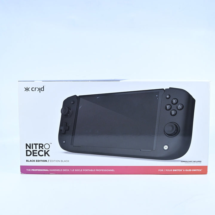 CRKD Nitro Deck Black Edition - Nintendo Switch Accessory - FREE POST!