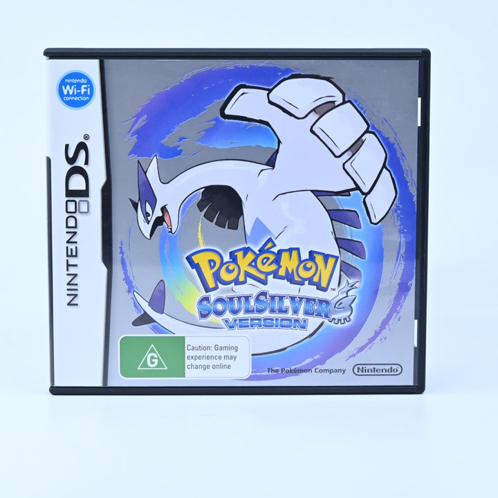 Pokemon Soul Silver Boxed + PokeWalker - Nintendo DS Game - PAL + Manual