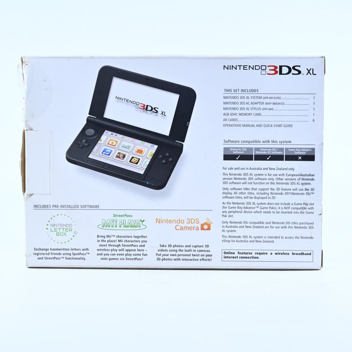 SEALED! - Silver / Black - Nintendo 3DS XL Boxed Console - SPR-001(EUR) - PAL