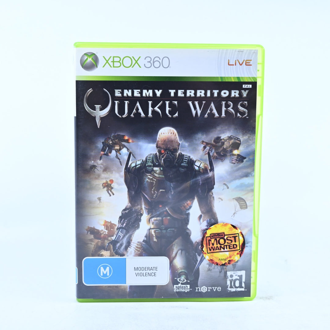 Enemy Territory Quake Wars - Xbox 360 Game + Manual - PAL - MINT DISC!
