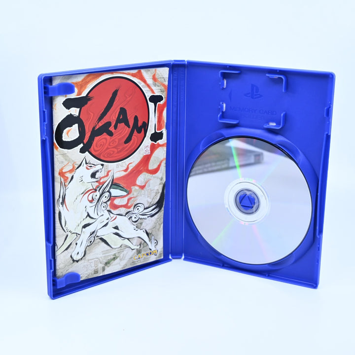 Okami - Sony Playstation 2 / PS2 Game + Manual - PAL - MINT DISC!