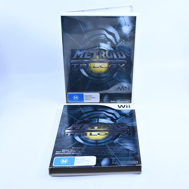 Metroid Prime Trilogy - Nintendo Wii Game + Manual - PAL - MINT DISC!