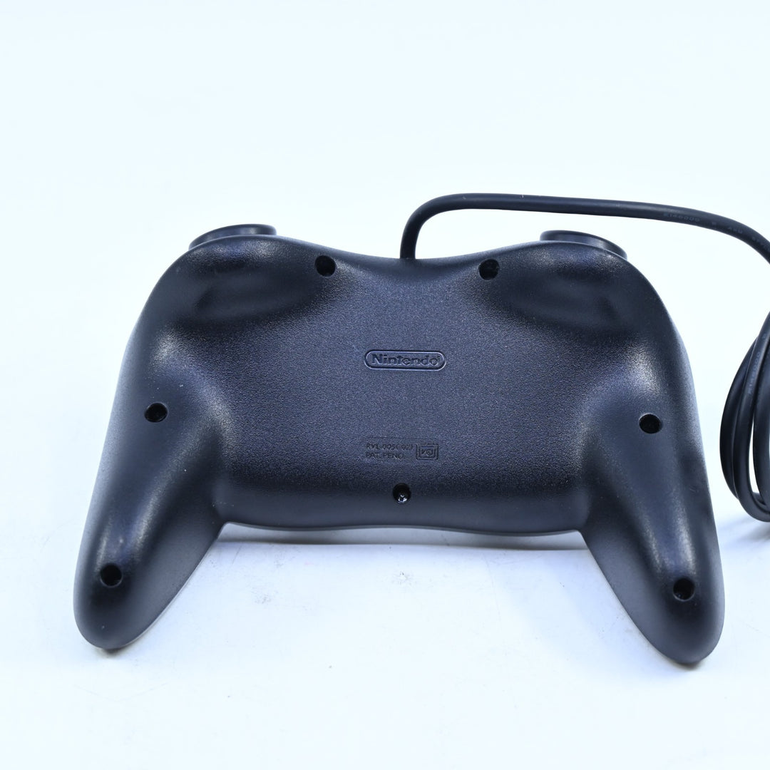 Black Wii Classic Pro Controller - Nintendo Wii Accessory - PAL - FREE POST!