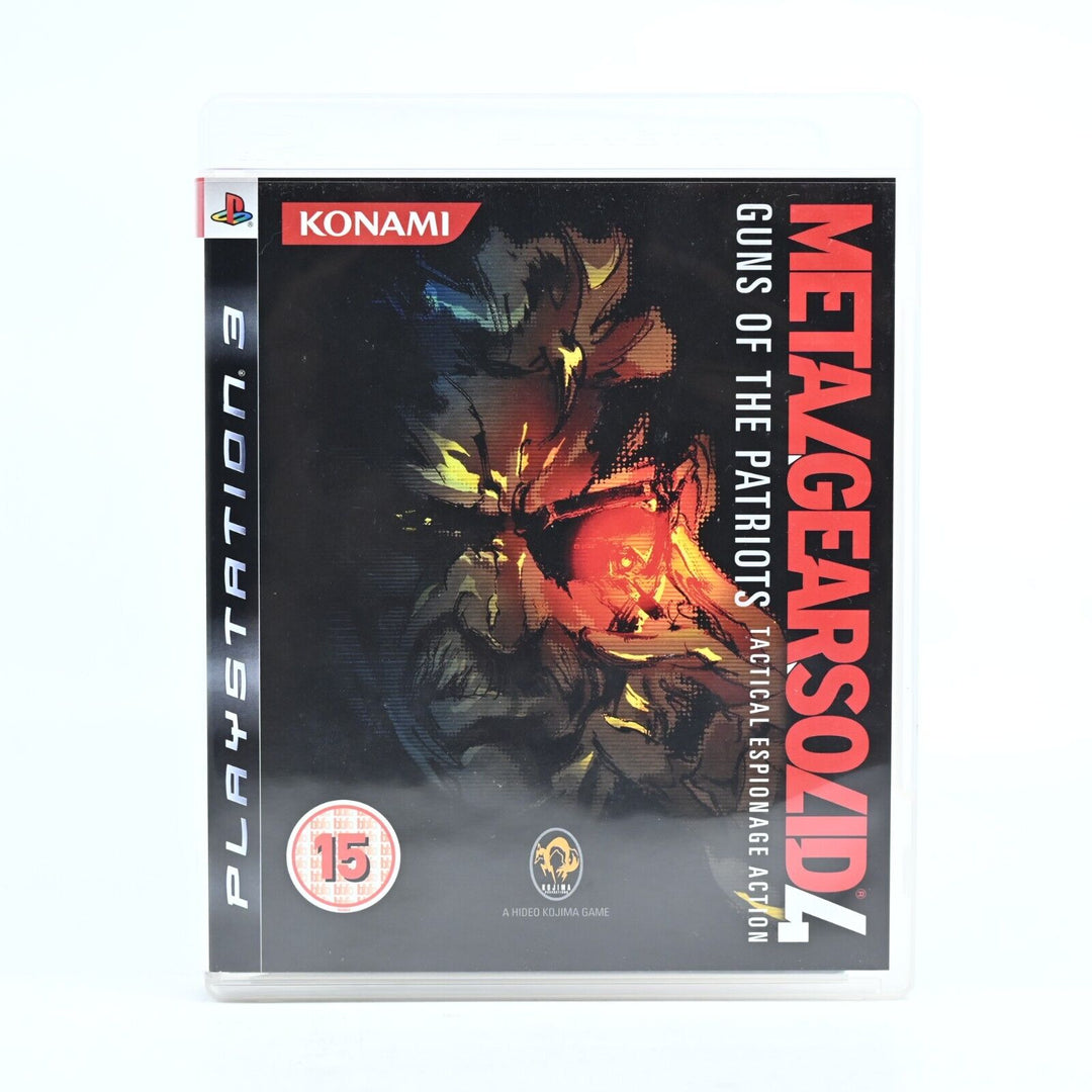 Metal Gear Solid 4 w Sleeve - Sony Playstation 3 /PS3 Game + Manual - MINT DISC!