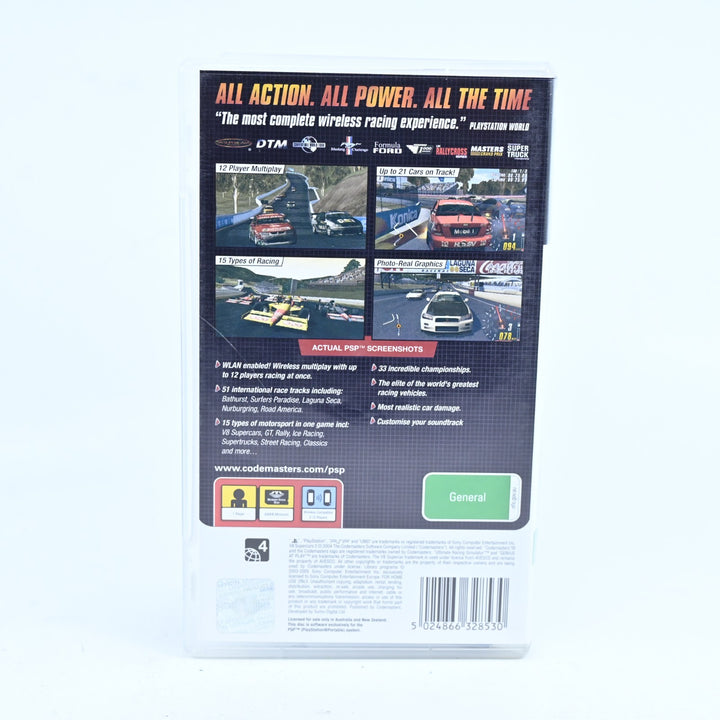 V8 Supercars Australia 2 - Sony PSP Game + Manual - FREE POST!