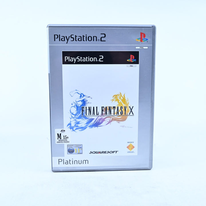 Final Fantasy X - Sony Playstation 2 / PS2 Game + Manual - PAL - MINT DISC!