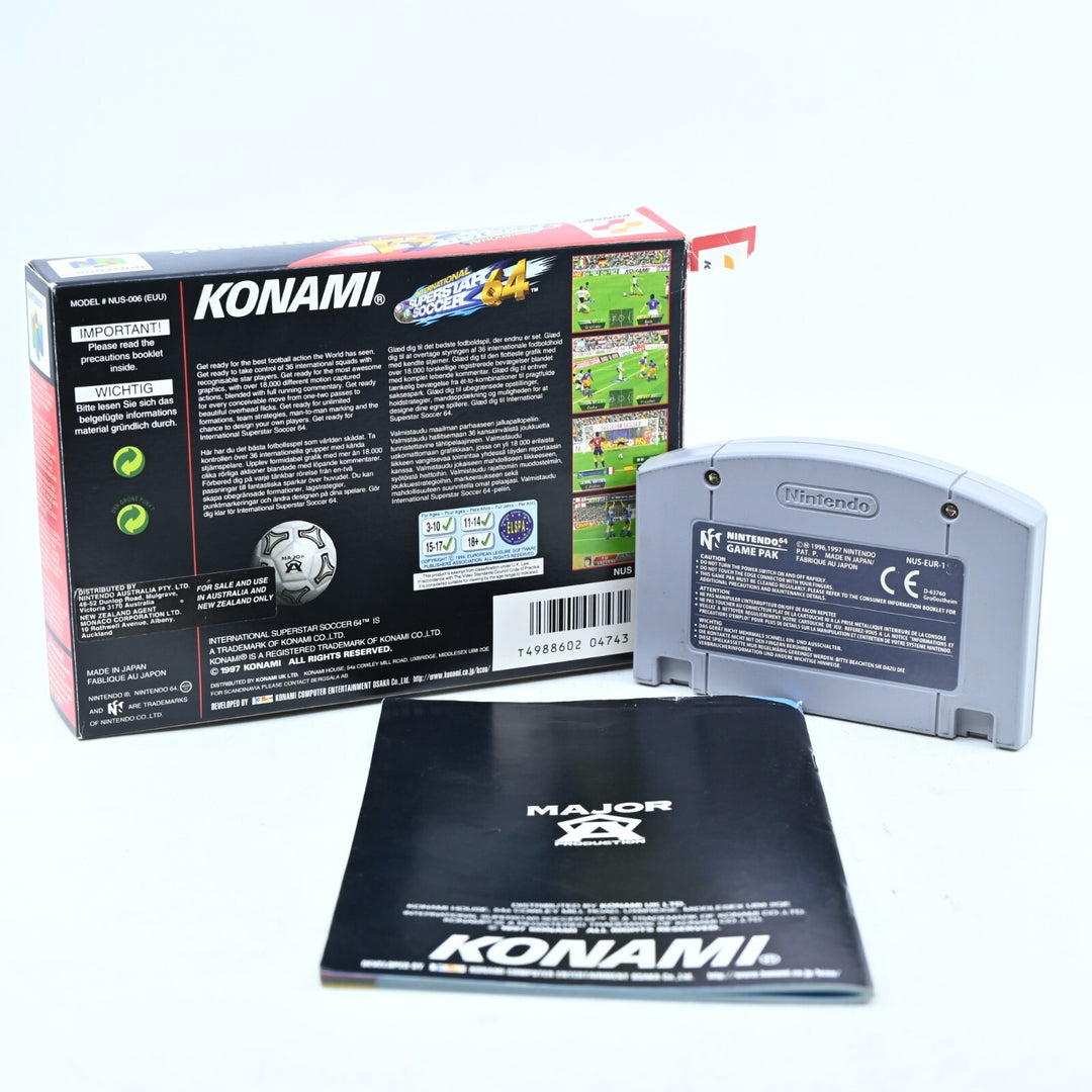 International Superstar Soccer 64 - N64 / Nintendo 64 Boxed Game - PAL