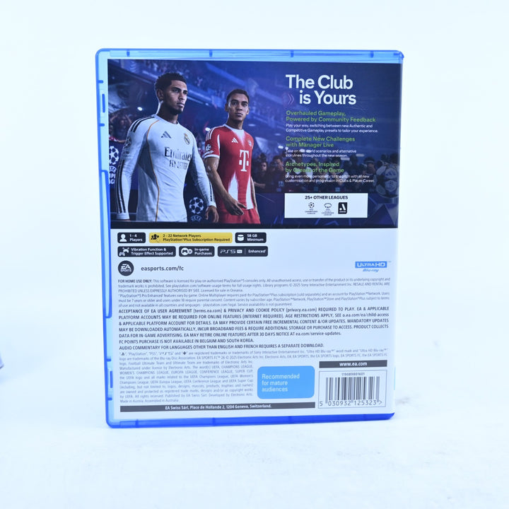 EA Sports FC 26 - Sony Playstation 5 / PS5 Game - MINT DISC!