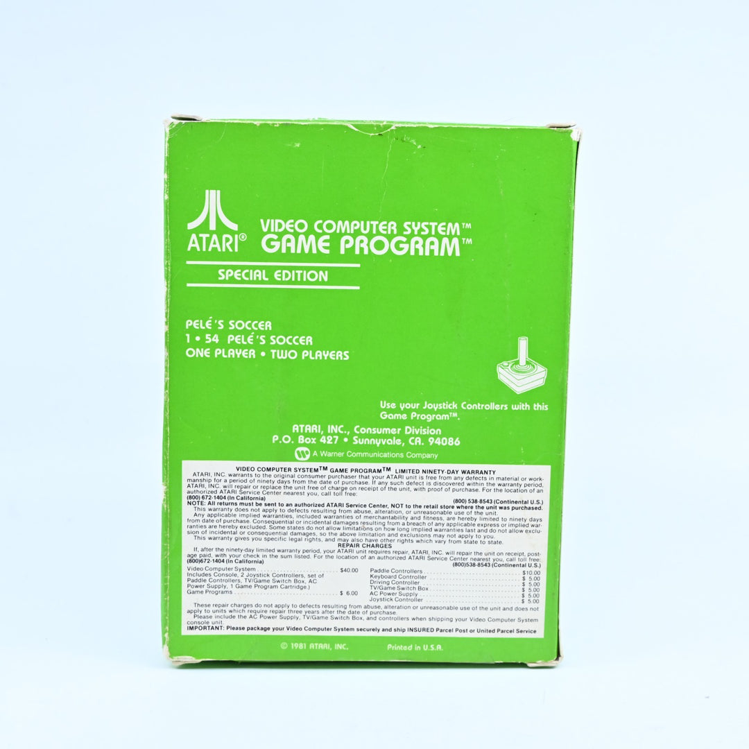 Pele's Soccer - Atari 2600 Boxed Game - PAL - FREE POST!