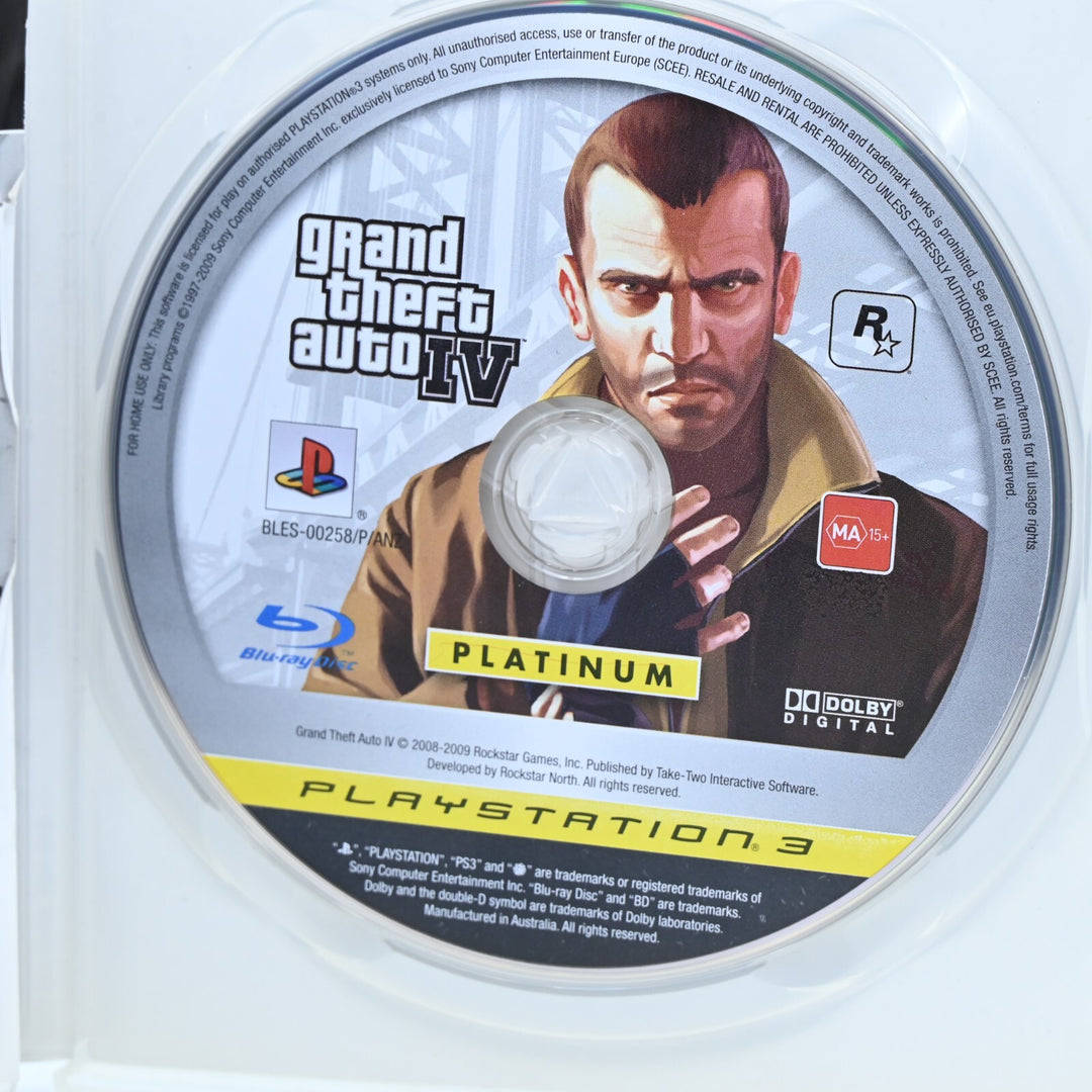 Grand Theft Auto IV - Sony Playstation 3 / PS3 Game + Manual - FREE POST!