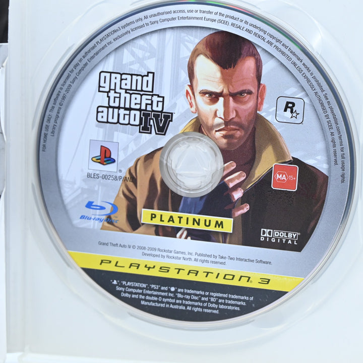 Grand Theft Auto IV - Sony Playstation 3 / PS3 Game + Manual - FREE POST!