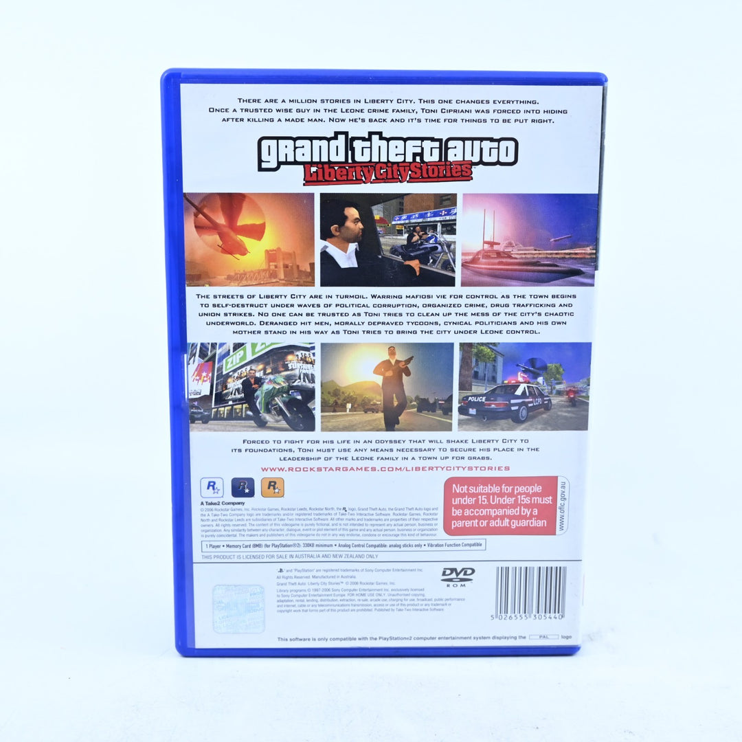 Grand Theft Auto: Liberty City Stories - PS2 Game - No Manual - No Map
