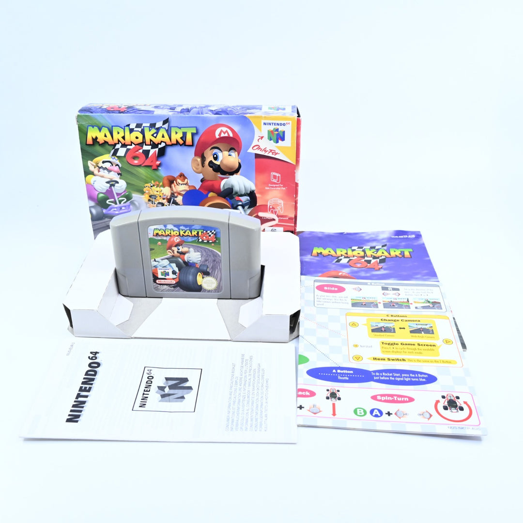 Mario Kart 64 - N64 / Nintendo 64 Boxed Game - PAL - FREE POST!