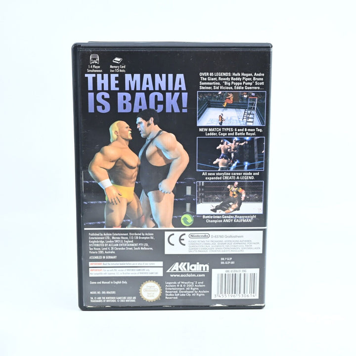 Legends of Wrestling II - Nintendo Gamecube Game + Manual - PAL - FREE POST!