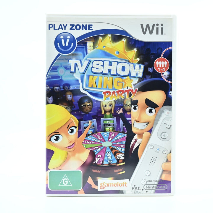 TV Show King Party - Nintendo Wii Game + Manual - PAL - NEAR MINT DISC!