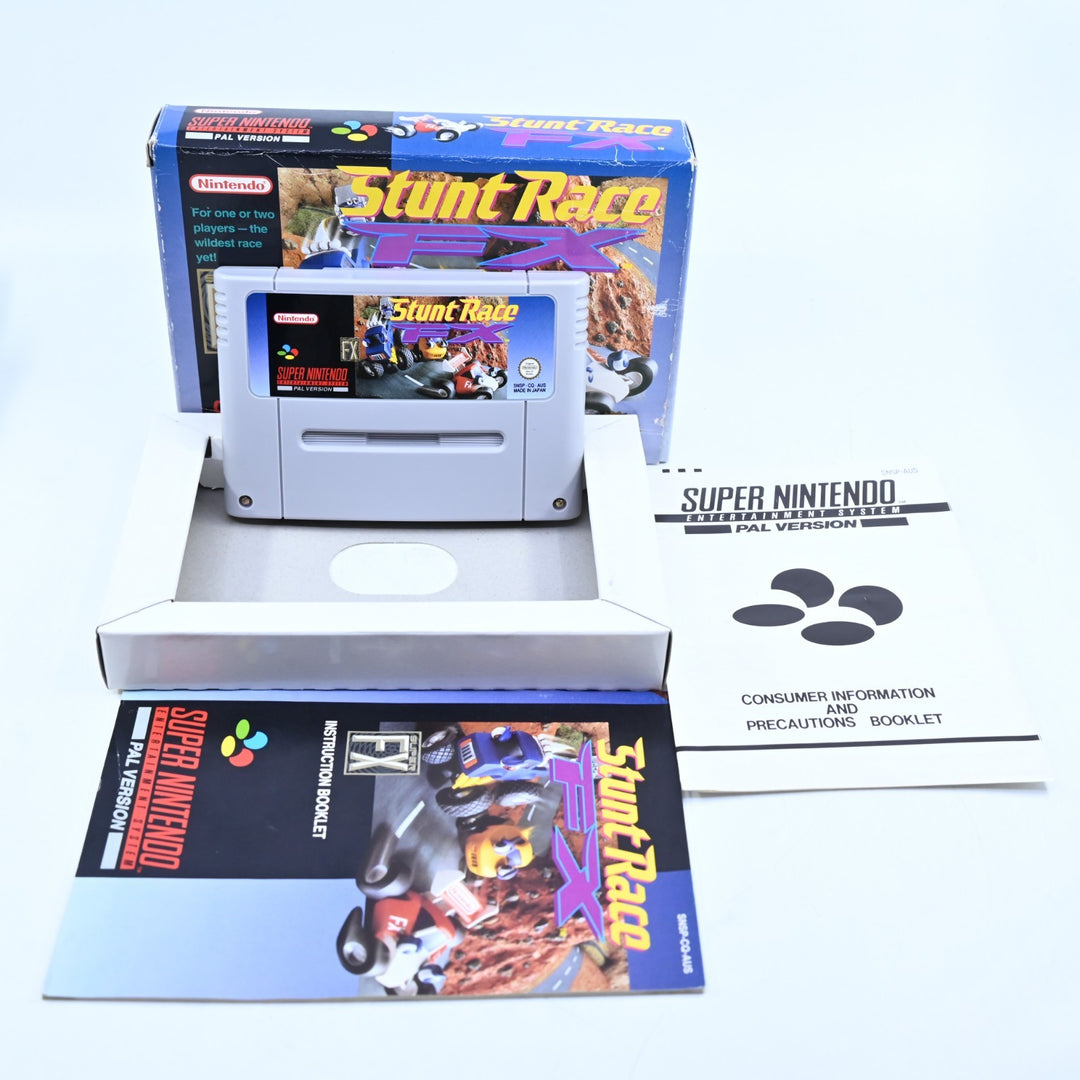 Stunt Race FX - Super Nintendo / SNES Boxed Game - PAL - FREE POST!