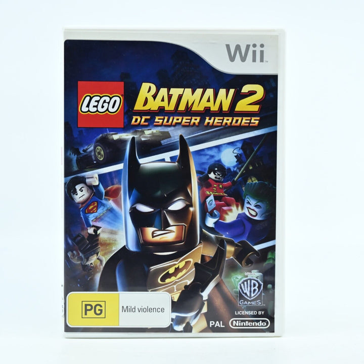 LEGO Batman 2: DC Super Heroes - Nintendo Wii Game + Manual - PAL - MINT DISC!