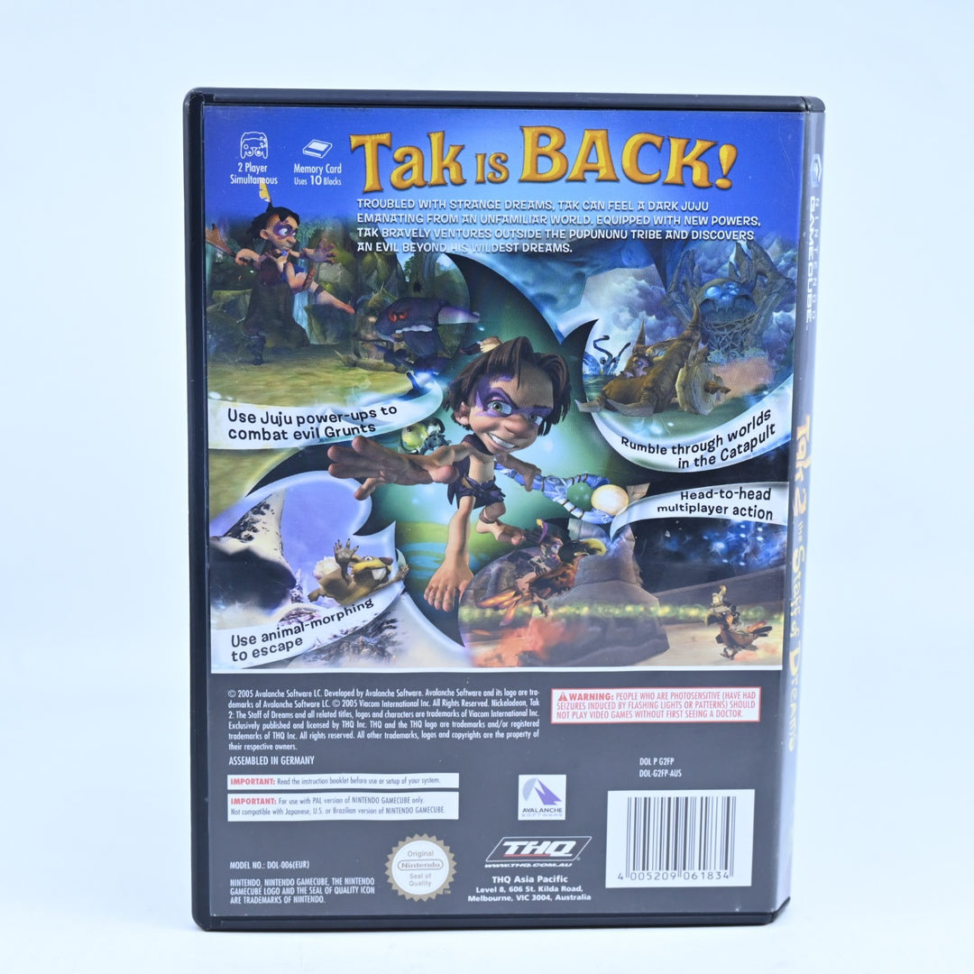 Tak 2: The Staff of Dreams - Nintendo Gamecube Game + Manual - PAL - FREE POST!