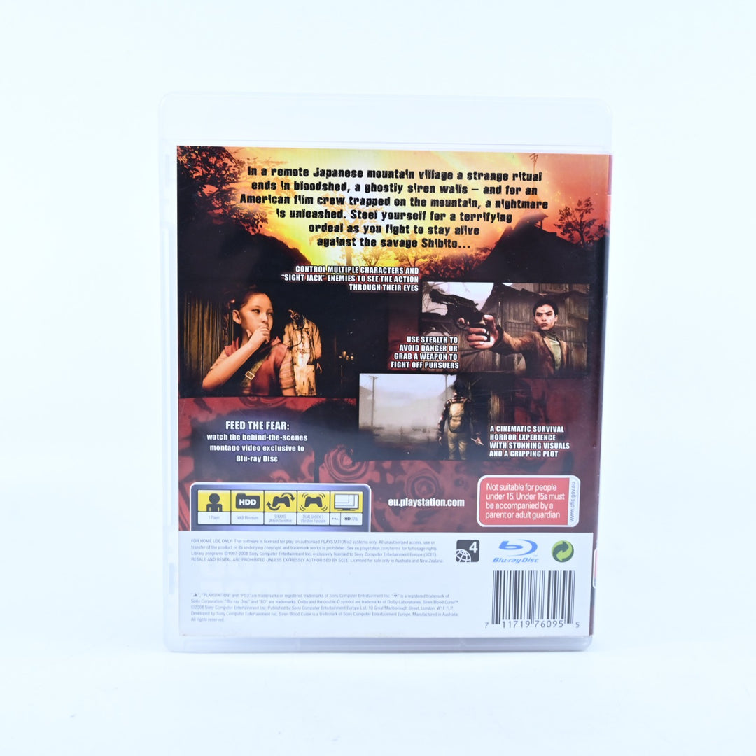 Siren: Blood Curse - Sony Playstation 3 / PS3 Game + Manual - MINT DISC!