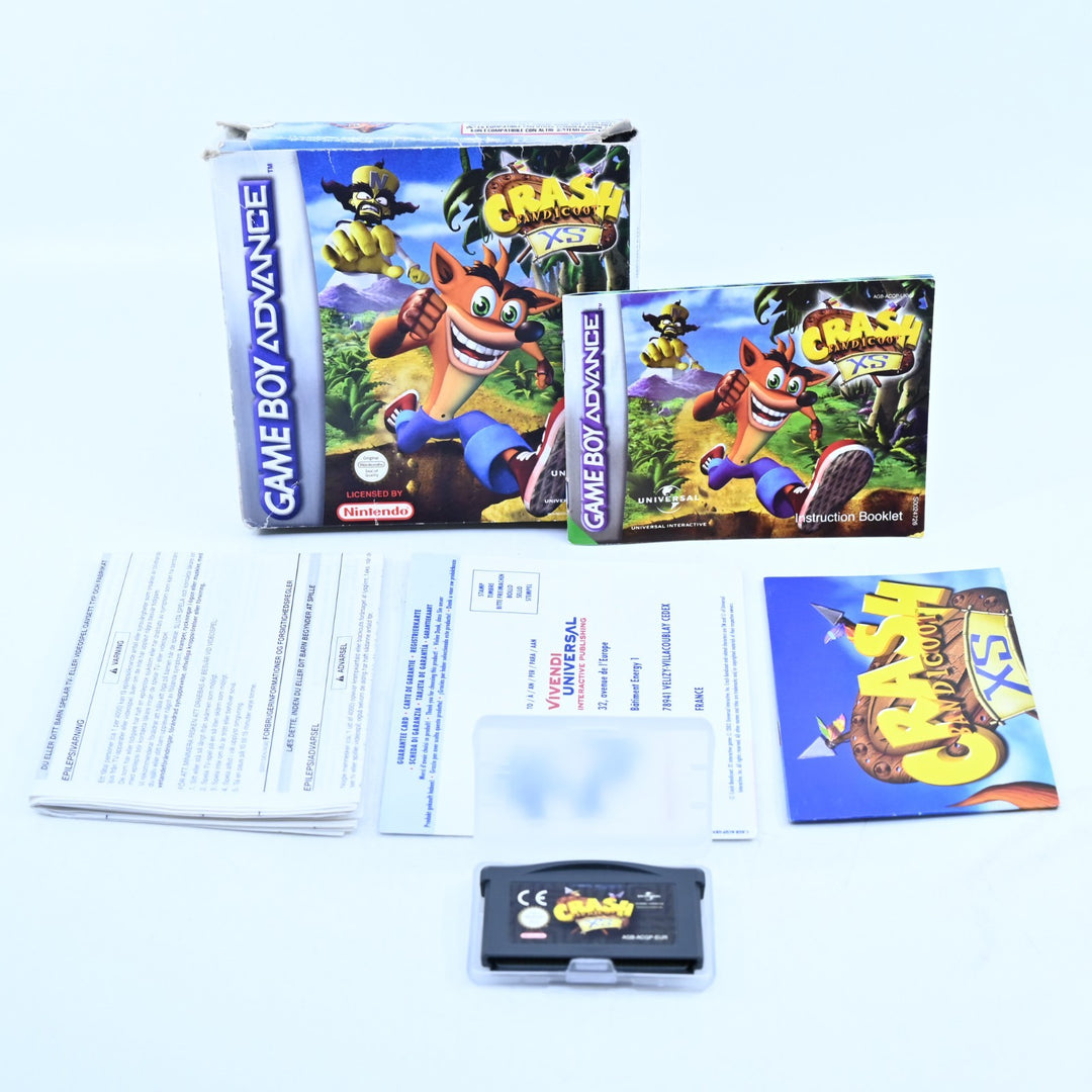 Crash Bandicoot XS - Nintendo Gameboy Advance / GBA Boxed Game - FREE POST!