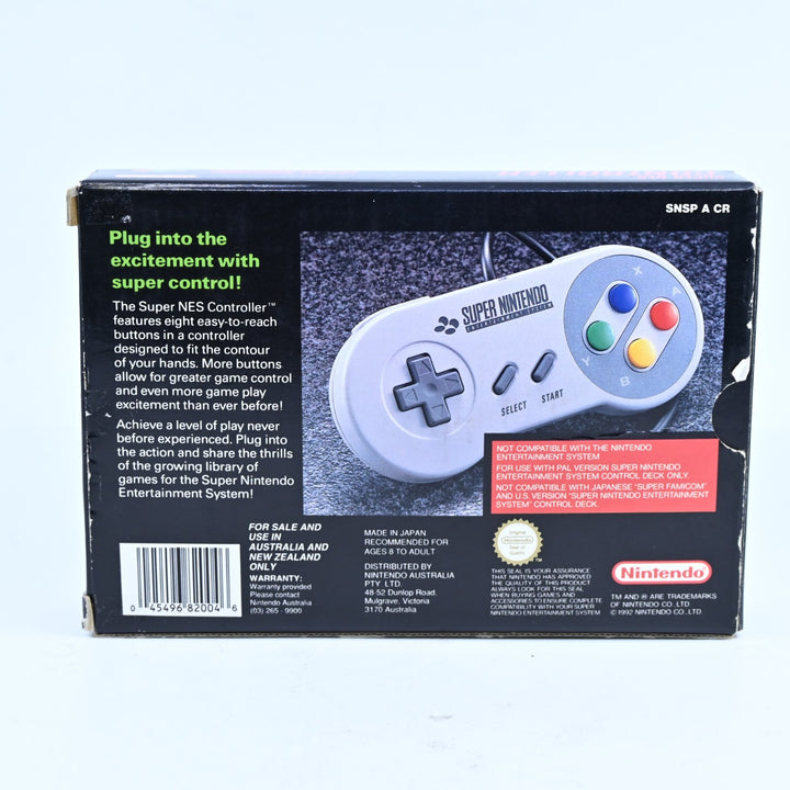 UNUSED! Official Super Nintendo SNES Boxed Controller SNES Accessory