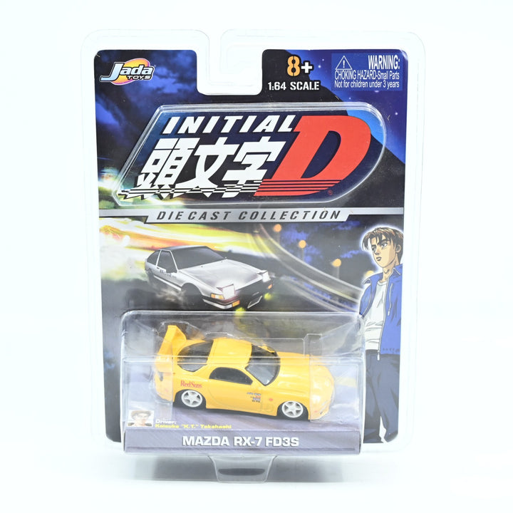 SEALED Jada Toys 1:64 Initial D Mazda RX-7 FD3S Keisuke "K.T." Takahashi Toy Car
