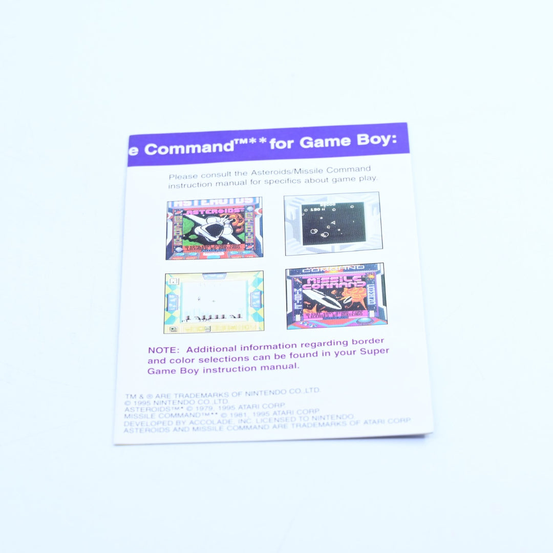 Arcade Classic No. 1 - Nintendo Gameboy Boxed Game - PAL - FREE POST!